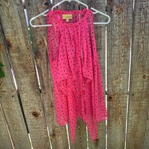 Princess Vera Wang camisole button up blouse junio